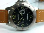 PANERAI 8 Giorni Brevettato symbol 47mm Mens Watch with Brown Strap